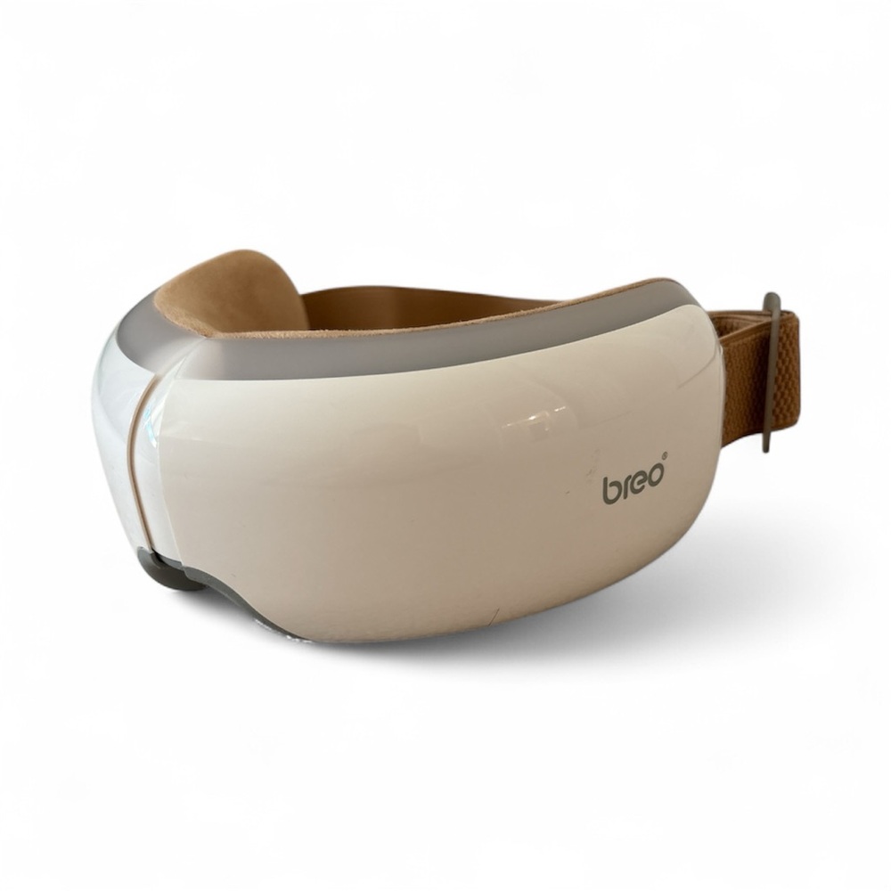 White and Brown Breo Eye Massager